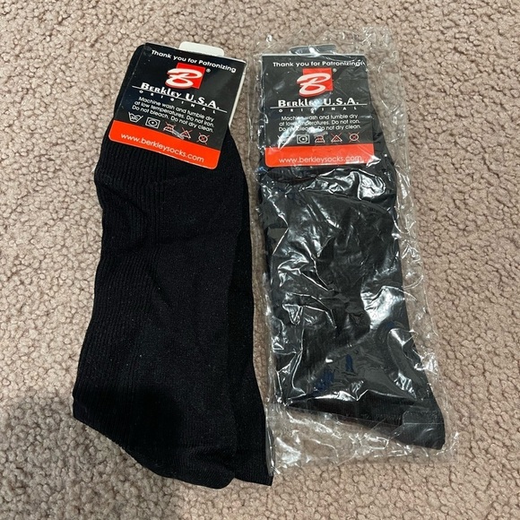 berkley usa Other - 2 pcs BERKLEY USA black socks. One Size.